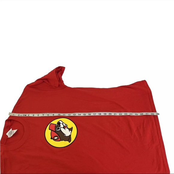 Mens Buccees It’s A Beaver Red Graphic T-Shirt Sz M Cotton - Picture 5 of 7